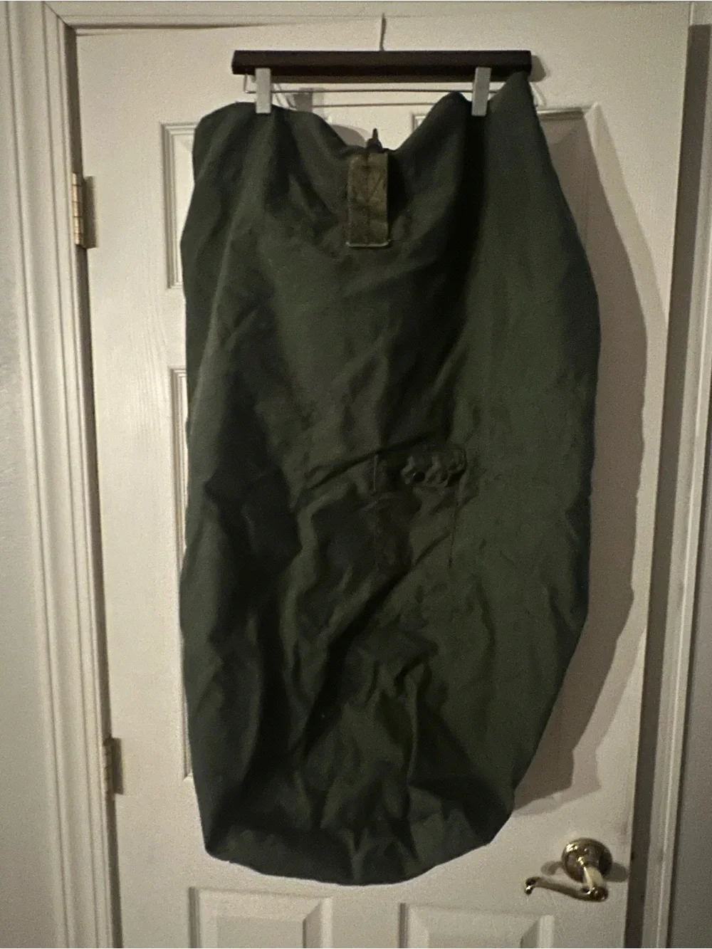 US Army Olive Drab Green Canvas Gear Duffel Bag Military
